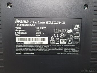 Predam LCD Monitor iiyama 22" - 2