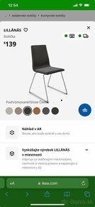 Stoličky čierne kozenka z Ikea - 2