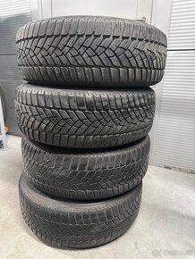 Zimné pneumatiky Fulda 215/60 R16 + plechové disky 5x112 - 2