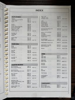 TECHNICKÁ DATA montážní data 1960-1980 na kompletní produkci - 2