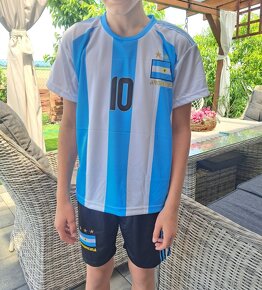 Nenoseny futbalovy dres Messi Argentína - 2