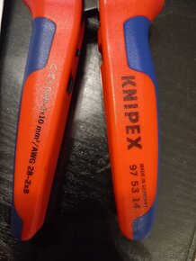 Predam KNIPEX Kliešte  pre lisovanie káblových koncoviek - 2