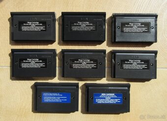 staré originálne cartridge na Segu Master System - 2