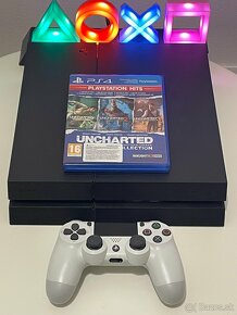 Sony PlayStation 4 500 GB CUH-1200 + hra Uncharted a ovládač - 2