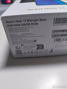 Redmi note 13 midnight black 8gb ram, 256 gb - 2