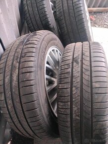 4ks alu disky orig. Škoda 5x100 r16 pneu 205/55 r16 5mm - 2