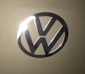 VW LOGO SADA nalepiek Metal Edition chrom - 2