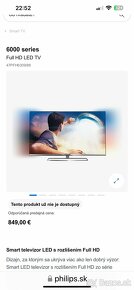 Smart televízor LED s rozlíšením  Philips - 2