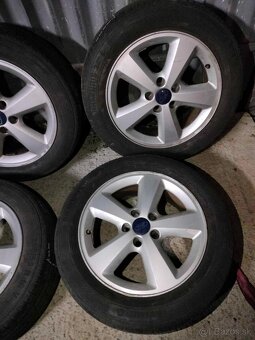 4ks alu disky orig. Ford 5x108 r16 pneu 4mm 205/55 r16 - 2