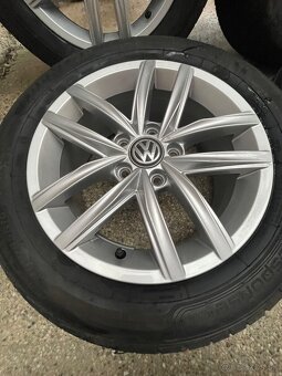 DUNLOP 205/55R16 + 5x112 VW original - 2