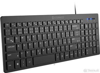 Eternico Home Keyboard Wired KD2021 čierna – CZ/SK - 2