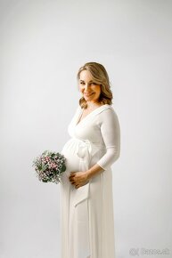 Materské tehotenské svadobné šaty Tiffany Rose Willow - 2