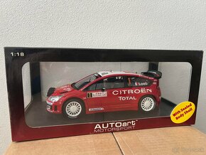 1:18 Autoart, WRC Citroen, Peugeot - 2