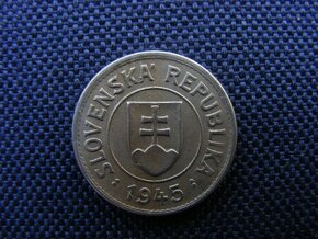 1 koruna 1945 - 2