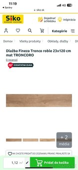 Dlažba Fineza Tronco roble 23x120 cm mat TRONCORO - 2