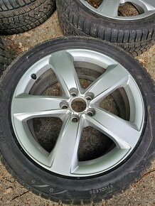 5x112 R18 Audi original alu disky + pneumatiky - 2