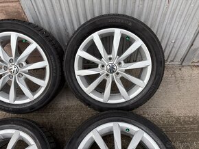 17" Elektrony VW 5x112 so zimnymi pneu 205/50 R17 - 2