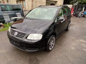 VW Touran 1,9tdi 77KW,digi klima,nová STK - 2