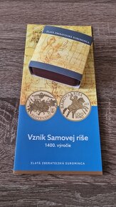 2x 100€ - Vznik Samovej ríše + Modrotlač - proof - 2