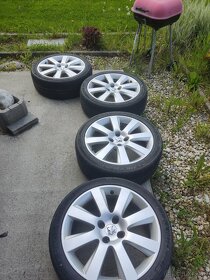 Alu disky 215/45 R18 originál peugeot. - 2