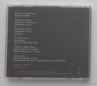 Depeche Mode US CD-R Promo The Singles Selections - 2