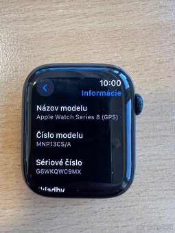 Apple Watch Series 8 45 mm v záruke - 2