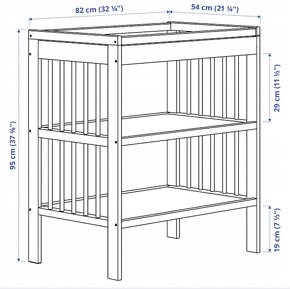 Prebalovaci pult Gulliver Ikea + sada košů - 2