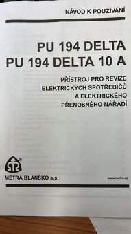 PU 194 DELTA - Revízny prístroj - 2