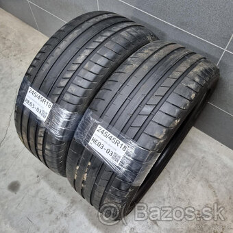 Letné pneumatiky 245/45 R18 GOODYEAR DOT1219 - 2