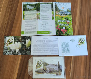 Magnólia FDC, CM, hárček a brožúrka Botanická záhrada Košice - 2