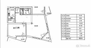 Nadštandardný 2 izbový byt 100 m2 s 2 terasami 179.000 € - 2