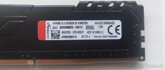 DDR4 16GB (2ks 8gb) HyperX Fury - 2