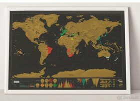 Stieracia Mapa sveta nová nepoužívaná - 2