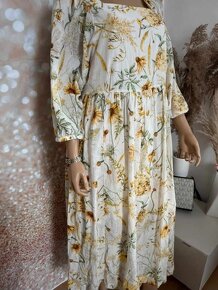 H&M oversize boho šaty - 2