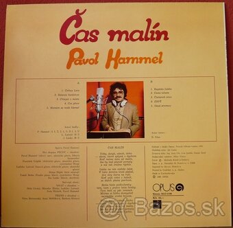 LP platne vinylové Pavol Hamel. - 2