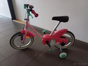 Detský ružový bicykel jednorožec - 2