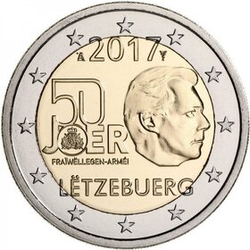 euromince - pamatne dvojeurove mince LUXEMBURSKO - 2