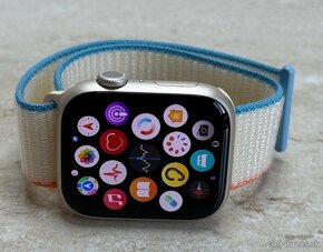 Apple Watch 9 45 Starlight (záruka:12.8.2025,batéria:100%) - 2