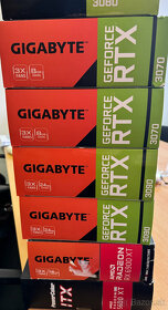 Predám grafické karty RTX 3090,3070 Ti, 3060, Radeon 5600 XT - 2