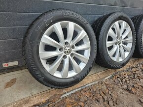 Alu Disky Volkswagen 16"+Zimné Pneu 205/55 R16 - 2