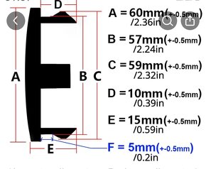 Predám stredové krytky na Ford - 2