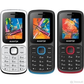 mobil Aligator D210 Dual SIM čierno - modrý - 2