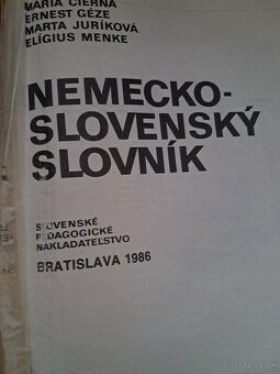 Slovník Nemecko-Cesky, r.1986 - 2