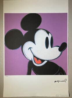 Andy Warhol "Mickey" Limitovaná edícia_Certifikát - 2