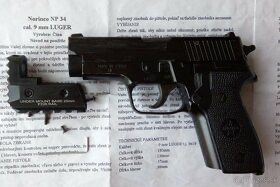 Pištoľ Norinco NP 34 ( kópia Sig Sauer P228 ) kal. 9x19mm - 2