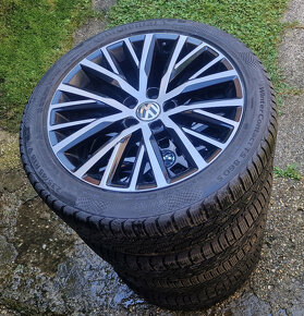 Zimna sada R18, disky original VW, Continental 235/45 R18 - 2