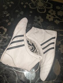 Y2K Adidas Vintage Leather Boxing Boots - 2