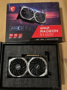 MSI AMD Radeon RX 6600 MECH 2X 8GB GDDR6 Graphics Card - 2