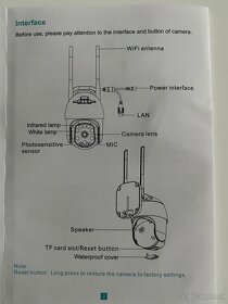 Vonkajsia bezpecnostna IP wifi kamera - 2