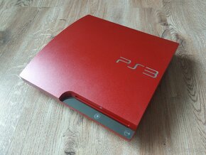 Ps3, playstation 3 red slim - 2